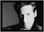 David Duchovny, ciemny strój